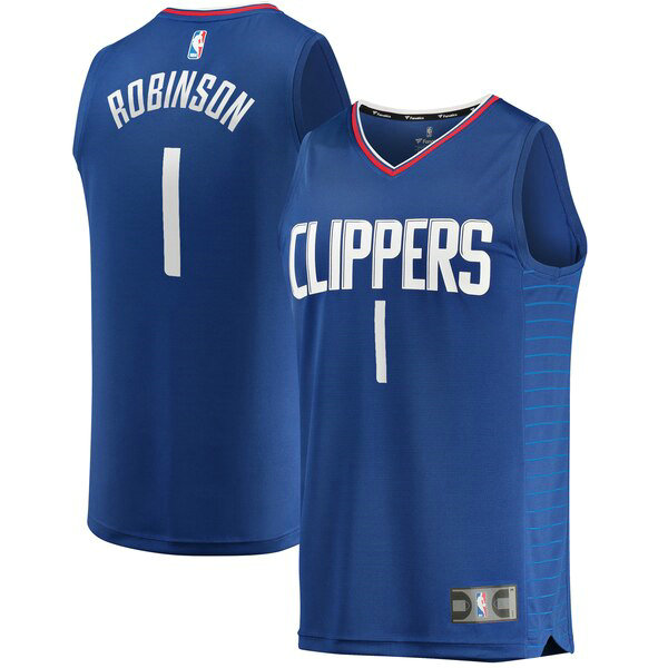 Maillot nba Los Angeles Clippers Icon Edition Homme Jerome Robinson 1 Bleu